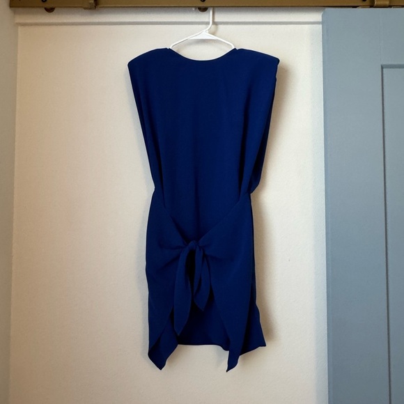 Amanda Uprichard Royal Blue Copeland Chic Mini Dress- XS - Picture 4 of 11